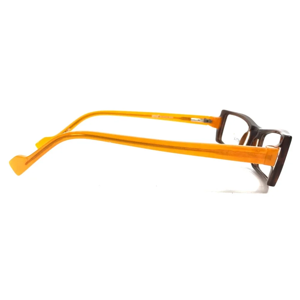 Etnia Barcelona Eyeglasses Frames MYKONOS col.BR/OG Brown Orange 50-18-135